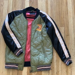 Scotch & Soda Bomber Jacket with Japanese motif